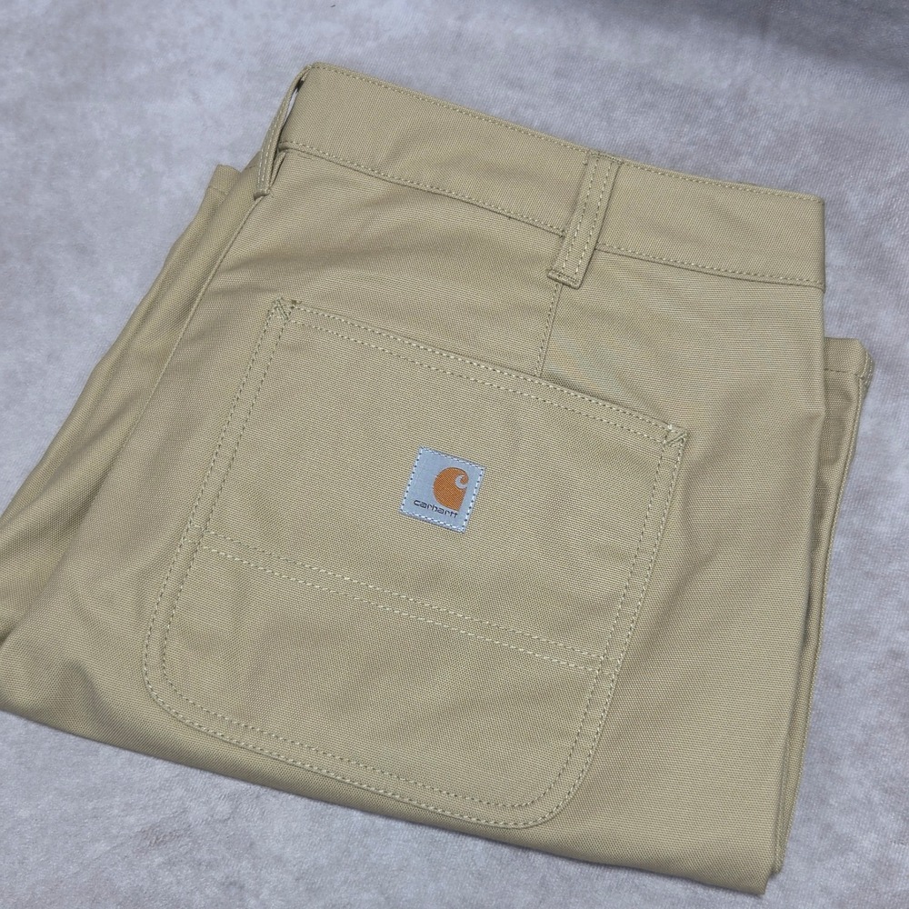 Carhartt Womens 14 Original Fit Canvas Work Shorts Tan Khaki 103103 253 NWT